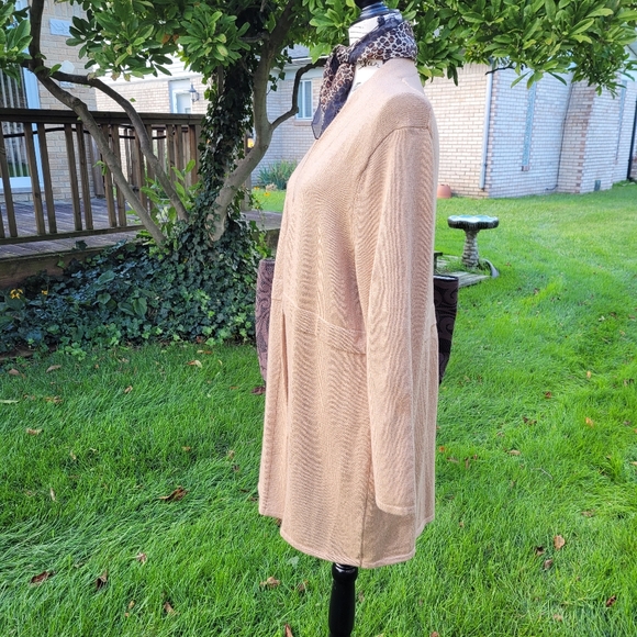 Talbots long cardigan in camel size XLP - Picture 3 of 6